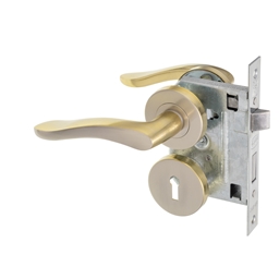 M8H40 - 2 Lever Lockset Vanda Rose -M8H40_A_L_T